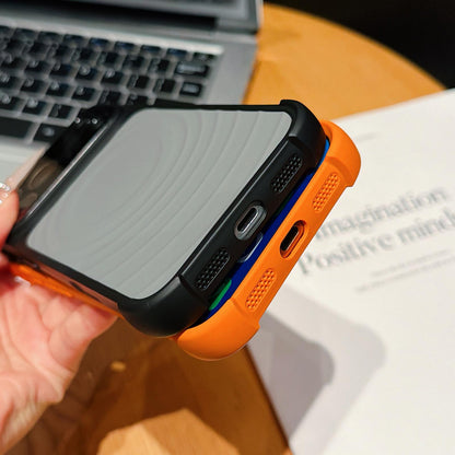 For iPhone 17 Pro Max Water Ripple Texture Magnetic Phone Case with Lens Film - White - EDA009720515A