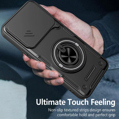 For Nothing Phone 4a Pro Multifunctional Sliding Camshield Ring Holder Phone Case - Purple - EDA009721802E