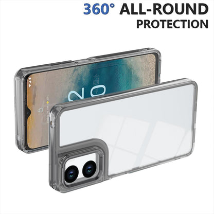 For Motorola Moto G06 4G Shine High Transparency Acrylic Phone Case - Black - EDA009725803E