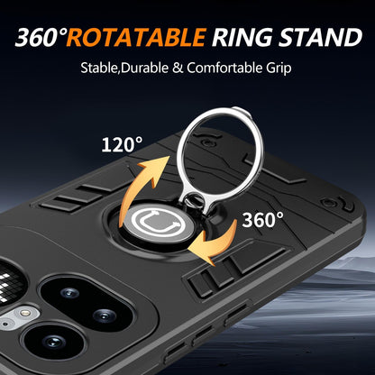 For Nothing Phone 4a Pro Ring Holder Phone Case - Black - EDA009726201B
