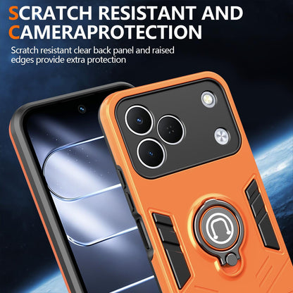 For Tecno Spark 50 4G Ring Holder Phone Case - Royal Blue - EDA009726401A