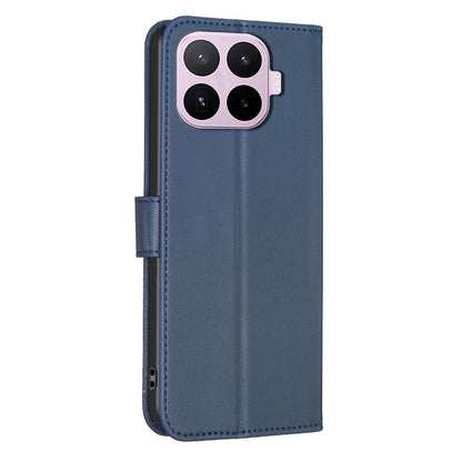 For Xiaomi 17T Pro 5G Four-leaf Embossed Leather Phone Case - Blue - EDA009728201B