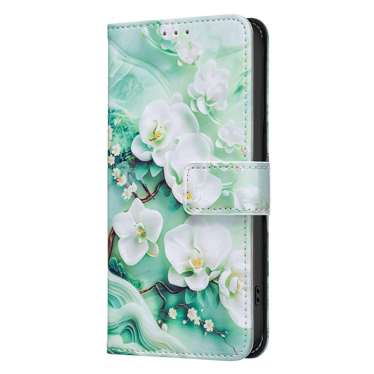 For Infinix GT 50 Pro 5G BF42 Color Painting Leather Phone Case - Pink Flower - EDA009731801A