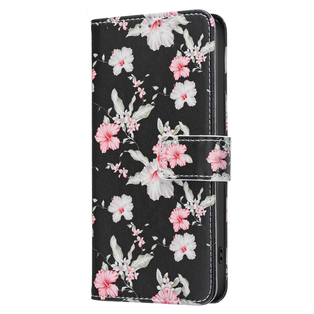 For Infinix GT 50 Pro 5G BF42 Color Painting Leather Phone Case - Red Flower - EDA009731801B