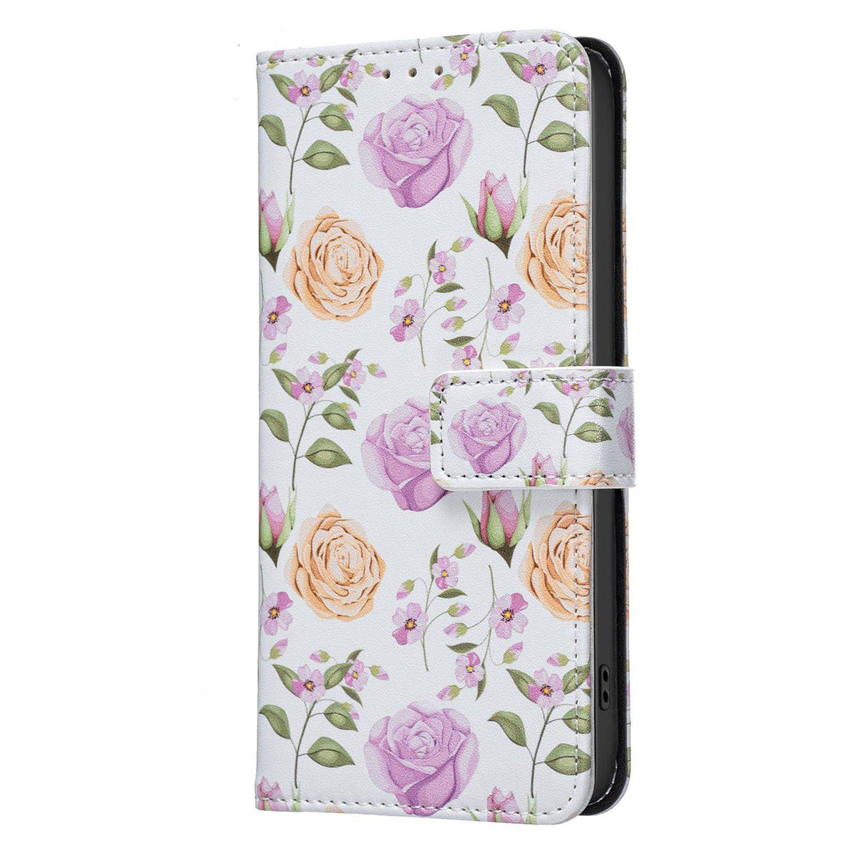 For Infinix GT 50 Pro 5G BF42 Color Painting Leather Phone Case - Yellow Rose - EDA009731801D