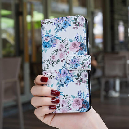 For Infinix GT 50 Pro 5G BF42 Color Painting Leather Phone Case - Floral - EDA009731801F
