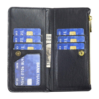 For Redmi Note 17 4G Global 171mm Diamond Lattice Zipper Wallet Leather Flip Phone Case(Black)
