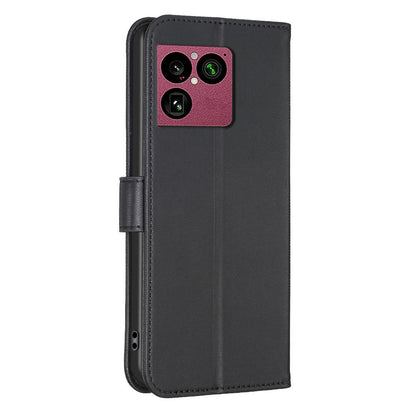 For Sony Xperia 1 VIII Four-leaf Embossed Leather Phone Case - Black - EDA009735301C