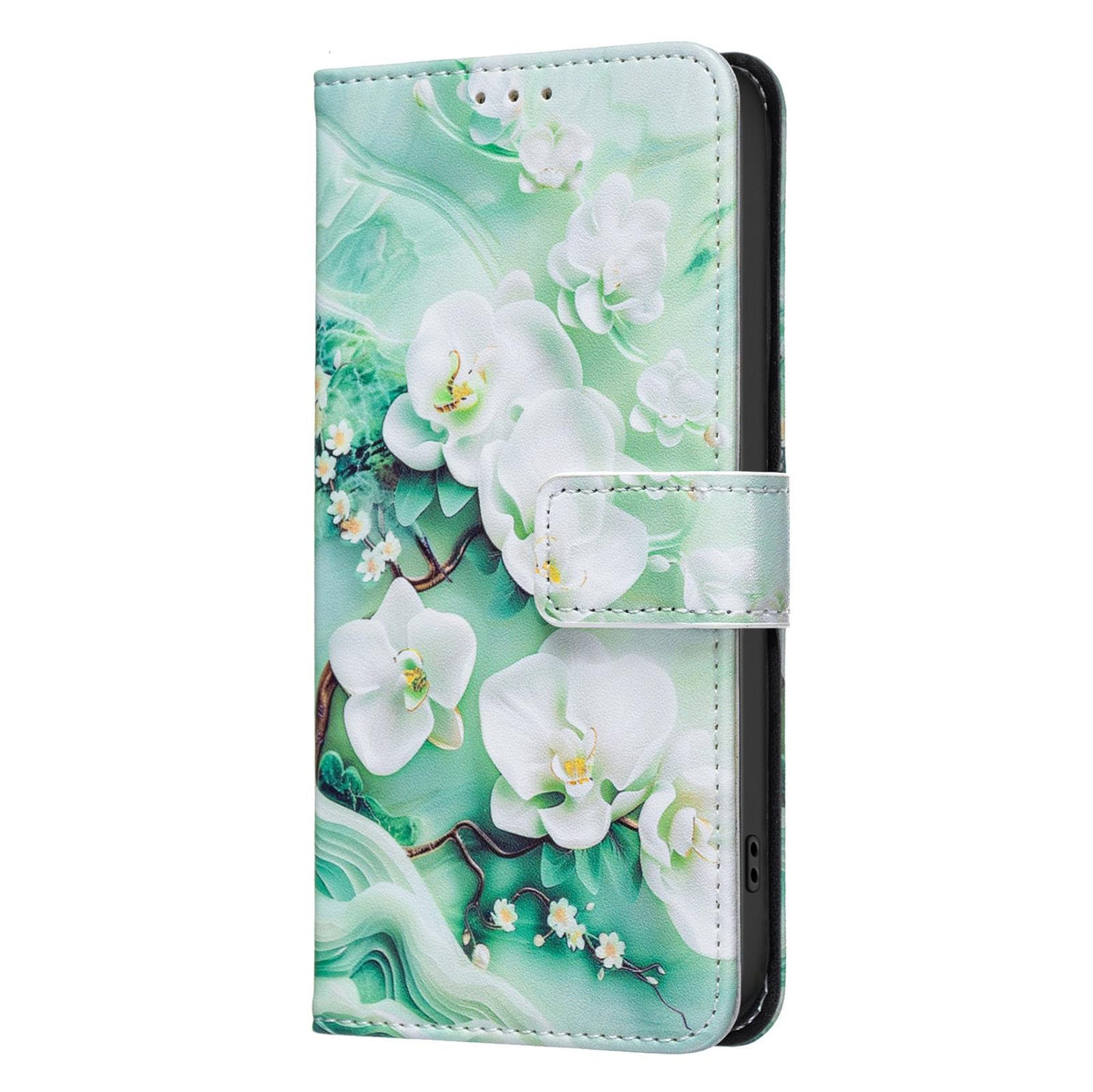 For Sony Xperia 1 VIII BF42 Color Painting Leather Phone Case - Pink Flower - EDA009736201A