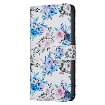 For Sony Xperia 1 VIII BF42 Color Painting Leather Phone Case - Floral - EDA009736201F