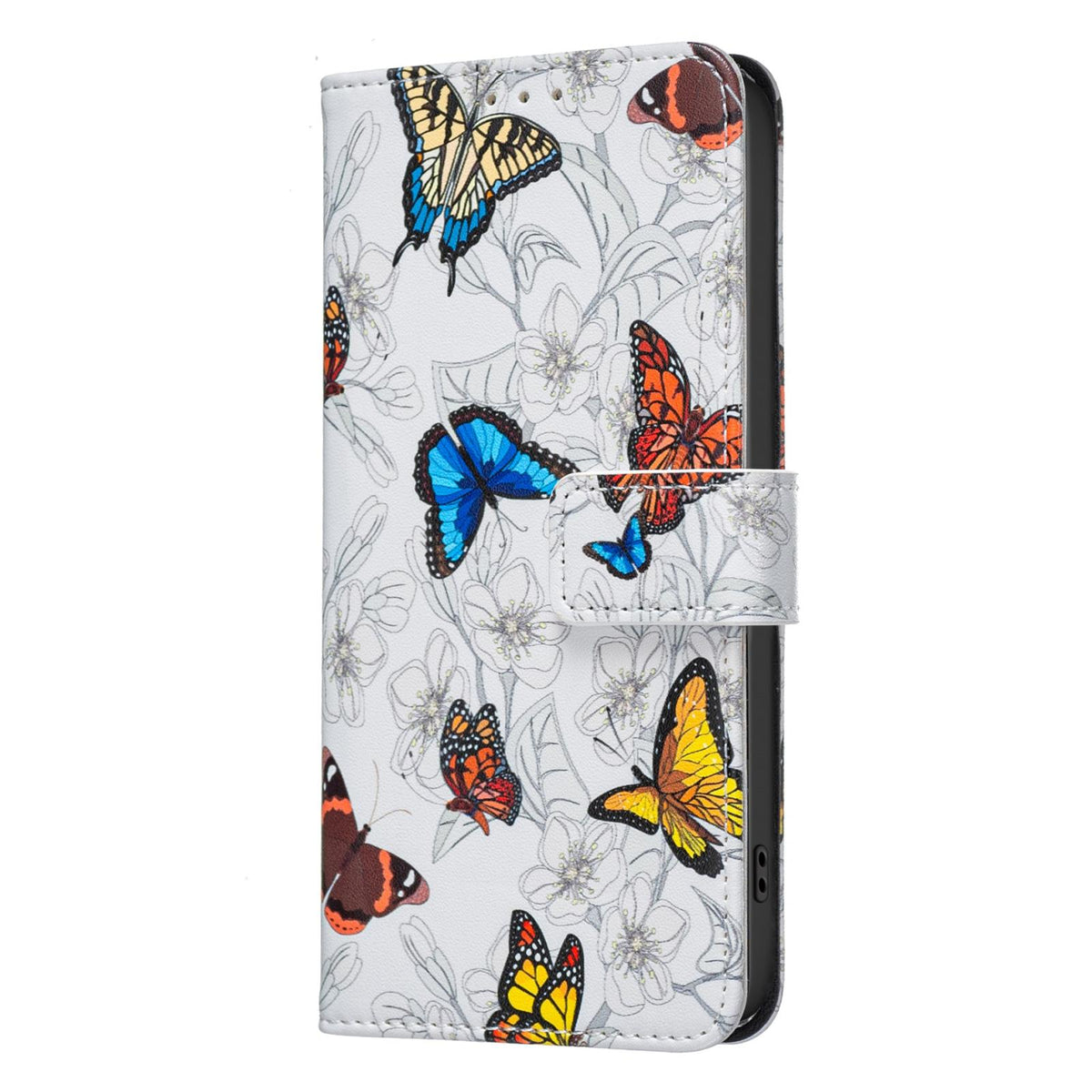 For Sony Xperia 1 VIII BF42 Color Painting Leather Phone Case - Butterfly - EDA009736201G