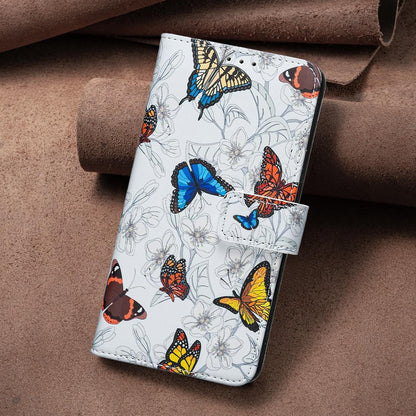 For Sony Xperia 1 VIII BF42 Color Painting Leather Phone Case - Butterfly - EDA009736201G