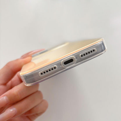 For iPhone 15 Pro Solid Color PC Hybrid TPU Shockproof Phone Case - Yellow - EDA009738110A