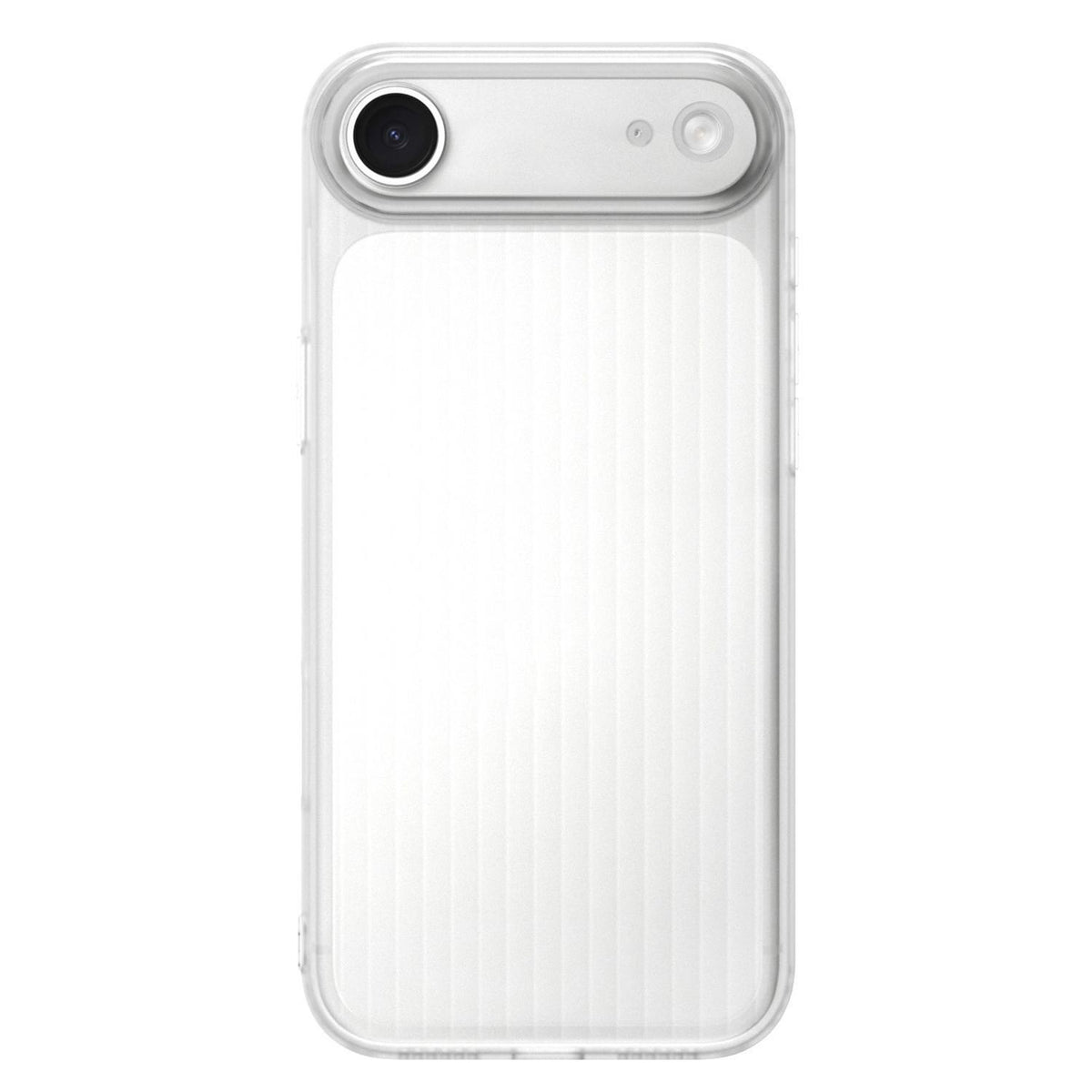For iPhone Air TPU Large Window Cooling Corrugated Phone Case - White - EDA009738419A