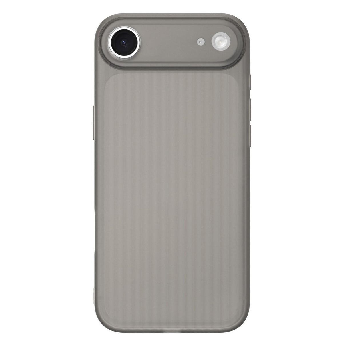 For iPhone Air TPU Large Window Cooling Corrugated Phone Case - Grey - EDA009738419C