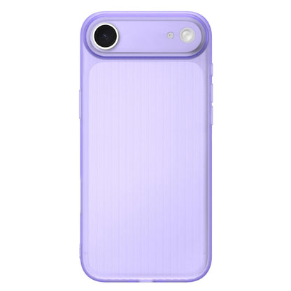 For iPhone Air TPU Large Window Cooling Corrugated Phone Case - Purple - EDA009738419E