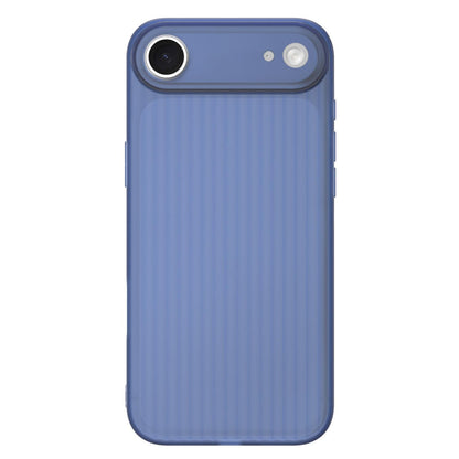 For iPhone Air TPU Large Window Cooling Corrugated Phone Case - Blue - EDA009738419F