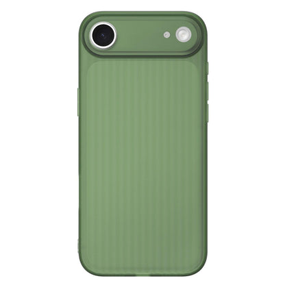 For iPhone Air TPU Large Window Cooling Corrugated Phone Case - Green - EDA009738419G