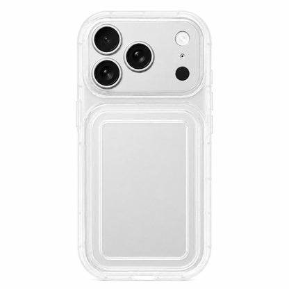 For iPhone 17 Pro Max Circuit Round Photo Frame TPU Phone Case - Transparent - EDA009739301A