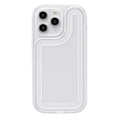 For iPhone 11 Pro Circuit Round Photo Frame TPU Phone Case - Transparent - EDA009739325A
