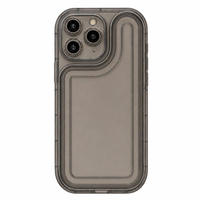 For iPhone 11 Pro Circuit Round Photo Frame TPU Phone Case - Black - EDA009739325B