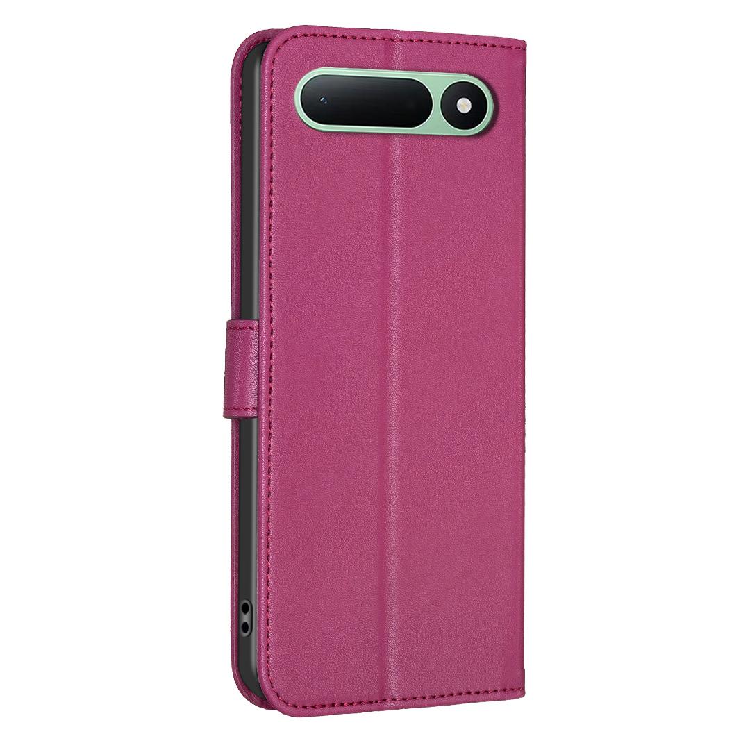 For Tecno Spark 50 5G Four-leaf Embossed Leather Phone Case - Rose Red - EDA009740301A