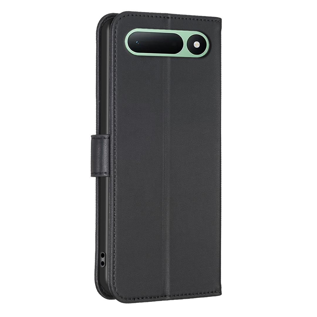 For Tecno Spark 50 5G Four-leaf Embossed Leather Phone Case - Black - EDA009740301C
