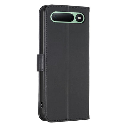 For Tecno Spark 50 5G Four-leaf Embossed Leather Phone Case - Black - EDA009740301C
