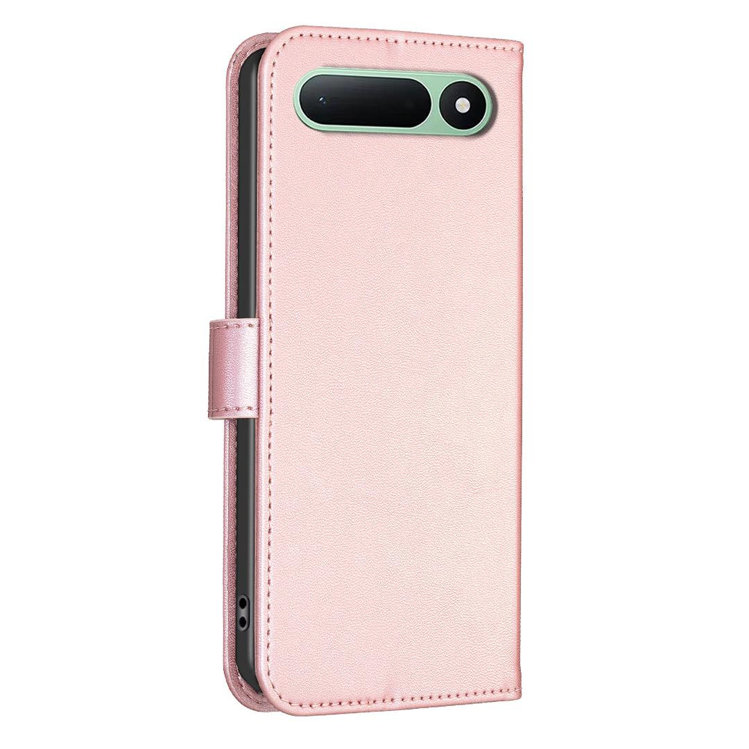 For Tecno Spark 50 5G Four-leaf Embossed Leather Phone Case - Pink - EDA009740301F