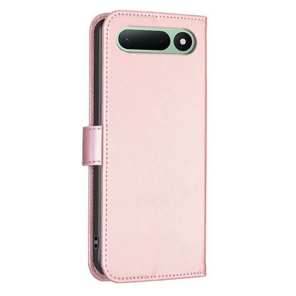 For Tecno Spark 50 5G Four-leaf Embossed Leather Phone Case - Pink - EDA009740301F