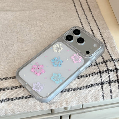 For iPhone 17 Pro Skin Feel Frosted Cartoon Sticker Acrylic Phone Case - Black White Cat and Dog Desserts - EDA009740402A