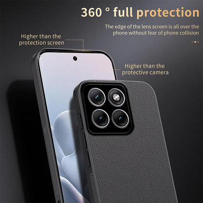 For Motorola Edge 70 Fusion HUIYI Leather Magnetic Phone Case - Brown - EDA009747705E