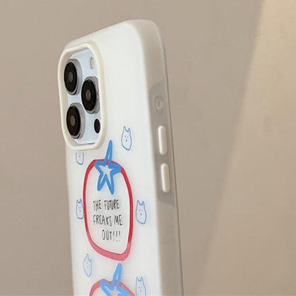 For iPhone 15 Frosted 3 in 1 Design Shockproof Phone Case - Tomato - EDA009750806A