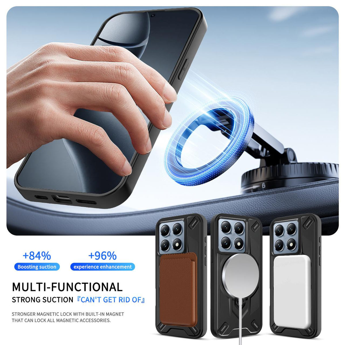 For Xiaomi 14T Dijia Rotating Bracket Magnetic Phone Case - Purple - EDA009752701H