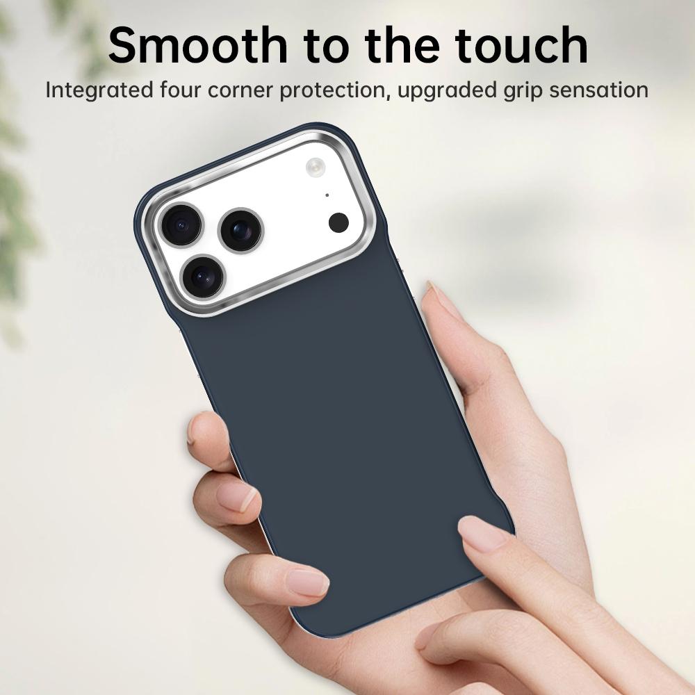 For iPhone 17 Pro Max Ultra-Slim Frameless TPU + PET + PC Shockproof Phone Case - Blue - EDA009752901E