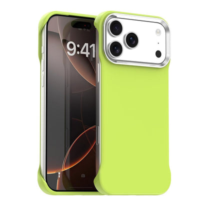 For iPhone 17 Pro Max Ultra-Slim Frameless TPU + PET + PC Shockproof Phone Case - Green - EDA009752901F