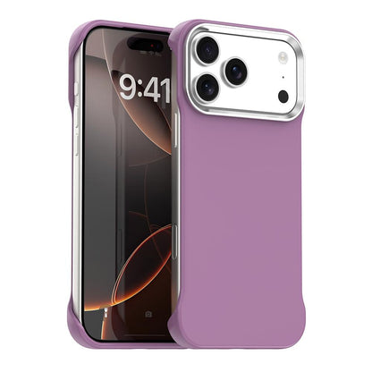 For iPhone 17 Pro Ultra-Slim Frameless TPU + PET + PC Shockproof Phone Case - Purple - EDA009752902G