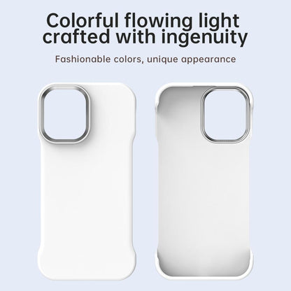For iPhone 17 Ultra-Slim Frameless TPU + PET + PC Shockproof Phone Case - White - EDA009752903A