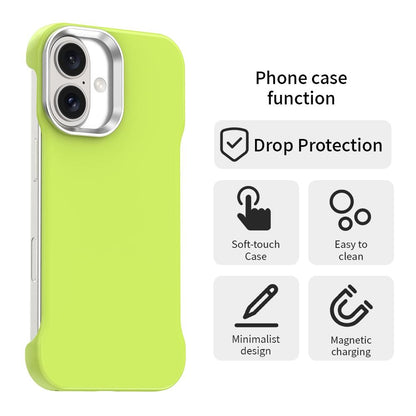 For iPhone 17 Ultra-Slim Frameless TPU + PET + PC Shockproof Phone Case - Green - EDA009752903F