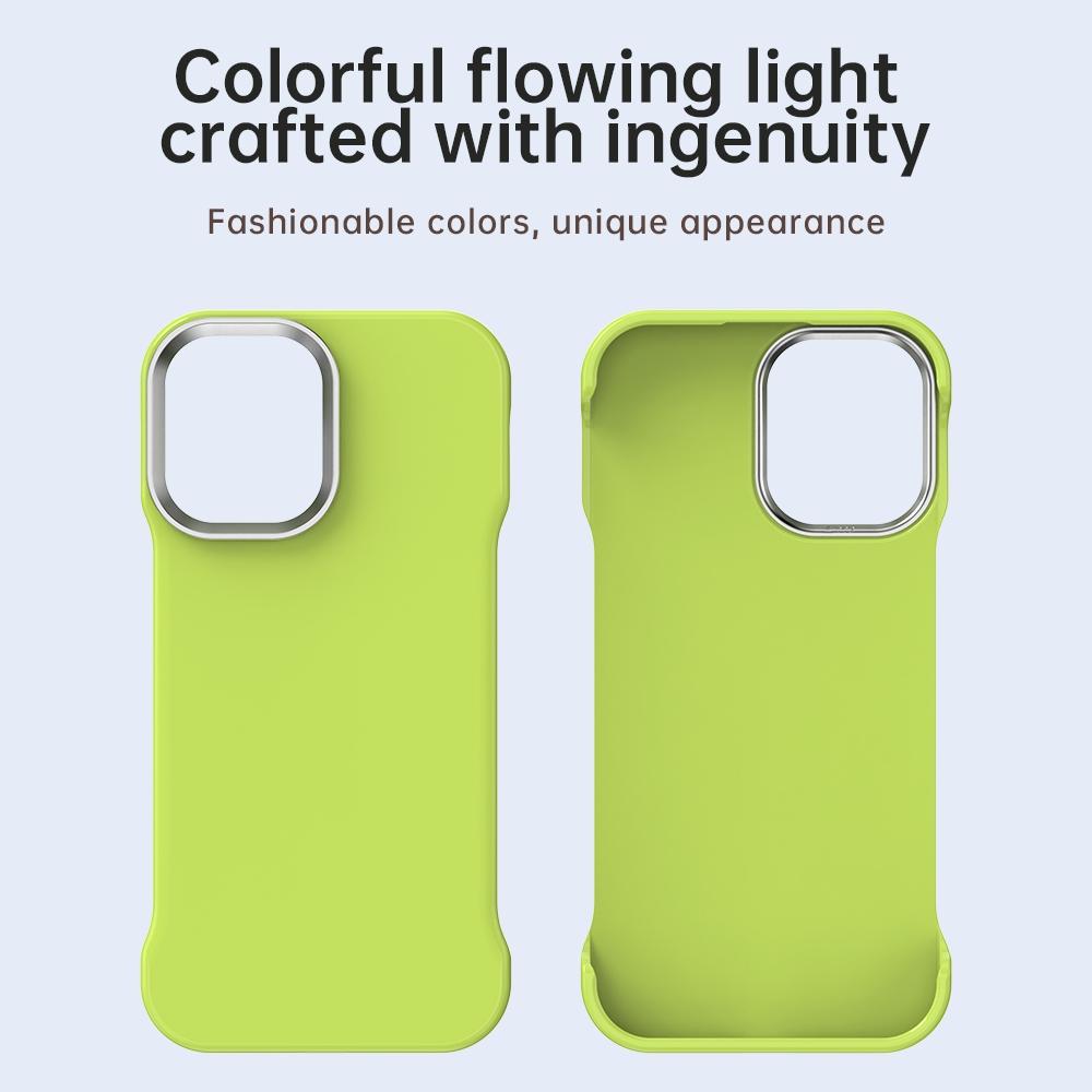 For iPhone 17 Ultra-Slim Frameless TPU + PET + PC Shockproof Phone Case - Green - EDA009752903F