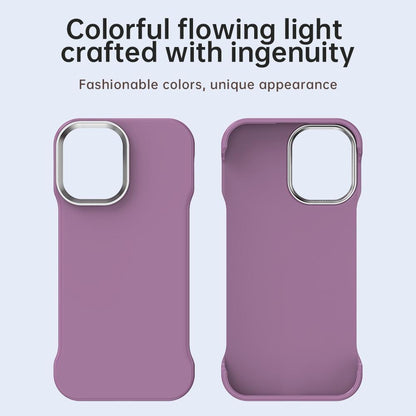 For iPhone 17 Ultra-Slim Frameless TPU + PET + PC Shockproof Phone Case - Purple - EDA009752903G