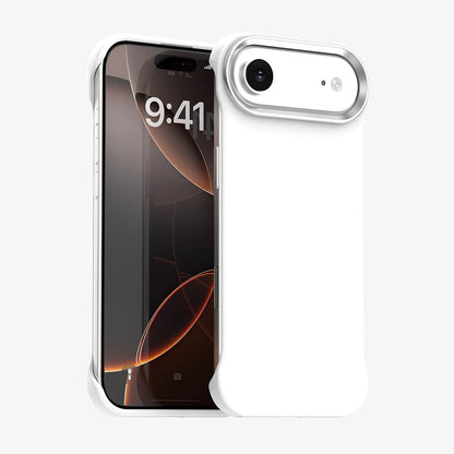 For iPhone Air Ultra-Slim Frameless TPU + PET + PC Shockproof Phone Case - White - EDA009752904A