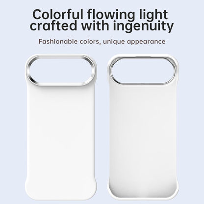 For iPhone Air Ultra-Slim Frameless TPU + PET + PC Shockproof Phone Case - White - EDA009752904A