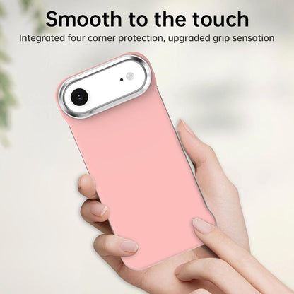 For iPhone Air Ultra-Slim Frameless TPU + PET + PC Shockproof Phone Case - Pink - EDA009752904C
