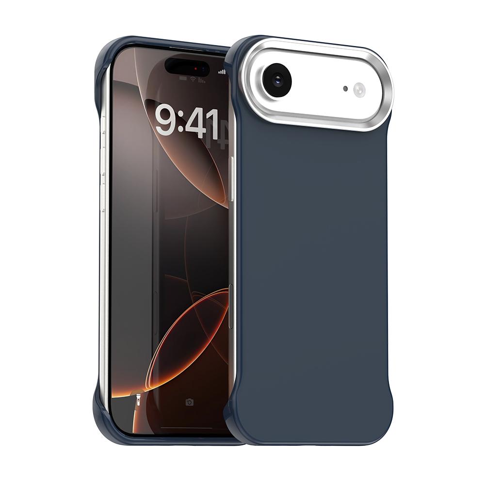 For iPhone Air Ultra-Slim Frameless TPU + PET + PC Shockproof Phone Case - Blue - EDA009752904E