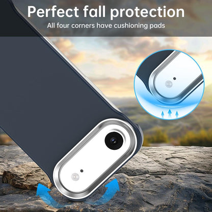 For iPhone Air Ultra-Slim Frameless TPU + PET + PC Shockproof Phone Case - Blue - EDA009752904E