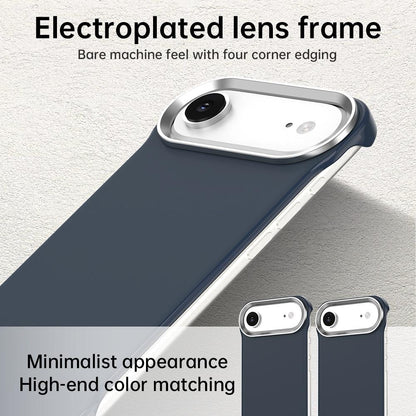 For iPhone Air Ultra-Slim Frameless TPU + PET + PC Shockproof Phone Case - Blue - EDA009752904E