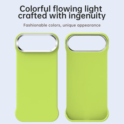 For iPhone Air Ultra-Slim Frameless TPU + PET + PC Shockproof Phone Case - Green - EDA009752904F