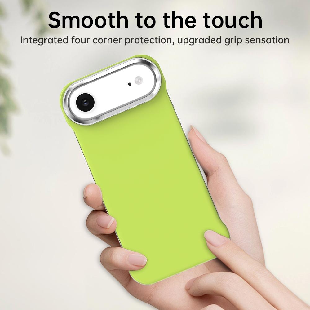 For iPhone Air Ultra-Slim Frameless TPU + PET + PC Shockproof Phone Case - Green - EDA009752904F