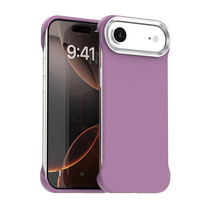 For iPhone Air Ultra-Slim Frameless TPU + PET + PC Shockproof Phone Case - Purple - EDA009752904G